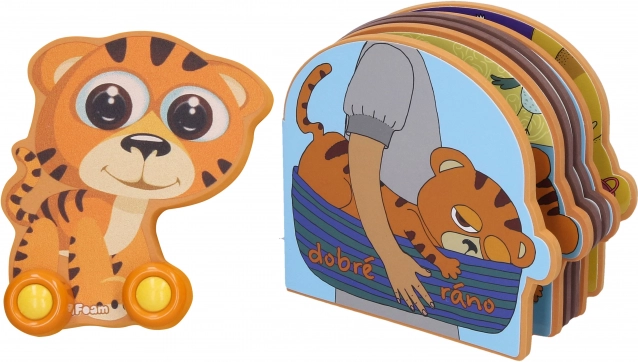 Set interattivo Mini Mani Tigre – giocattolo e libro con app