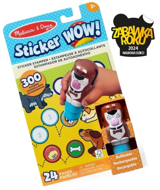 Sticker WOW! libretto con adesivi cane