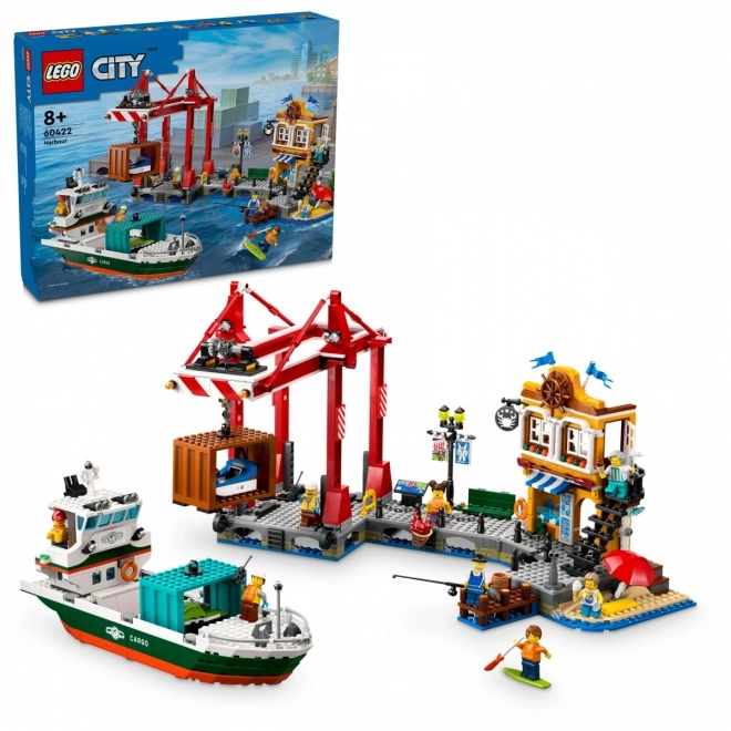 Lego City Porto Costiero con Nave da Trasporto