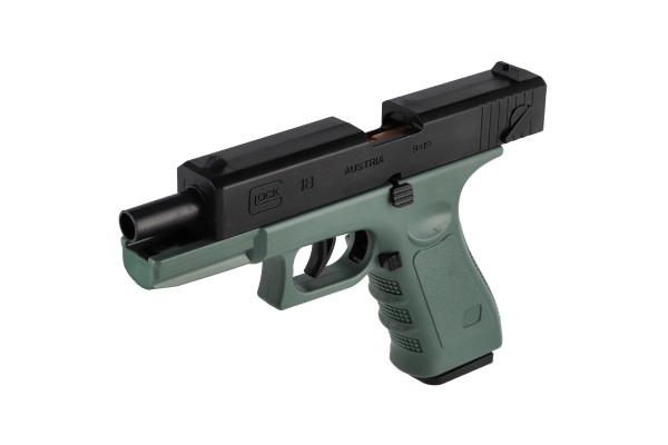 Pistola giocattolo con proiettili in schiuma e bersagli