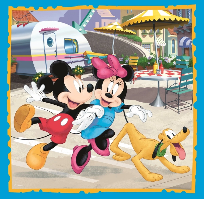 Puzzle TREFL Topolino e Amici 3 in 1