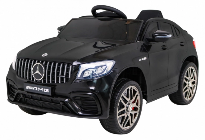 Mercedes Benz GLC63S per bambini nero + telecomando + trazione 4x4 + MP3 LED + EVA + avviamento lento