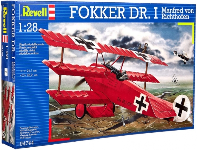 Modello Fokker Dr.I Richthofen in plastica