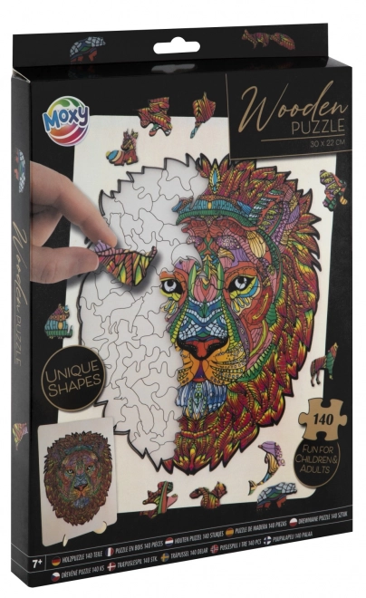 Puzzle sagomato Leone 140 pezzi