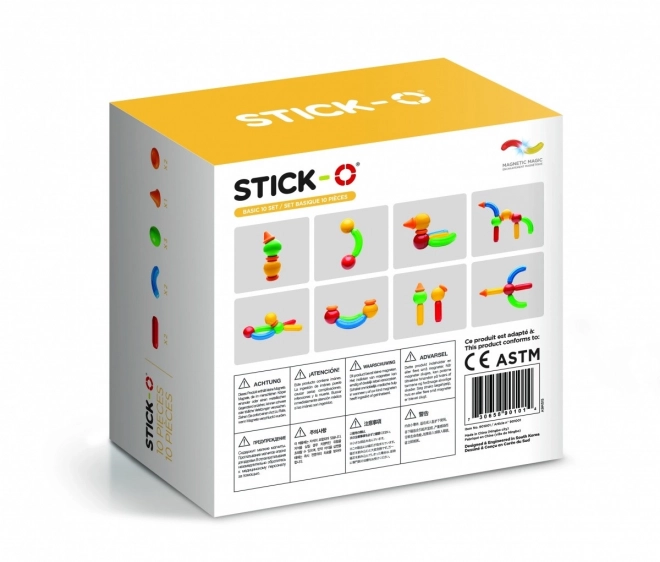 Set di costruzioni Stick-O Base 10 pezzi