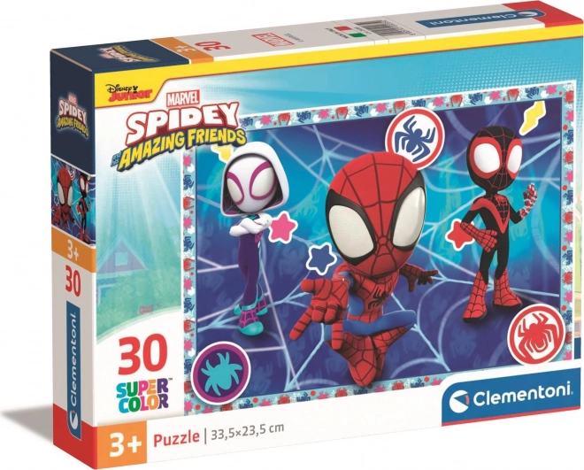 Puzzle 30 pezzi Spidey And His Amazing Friends