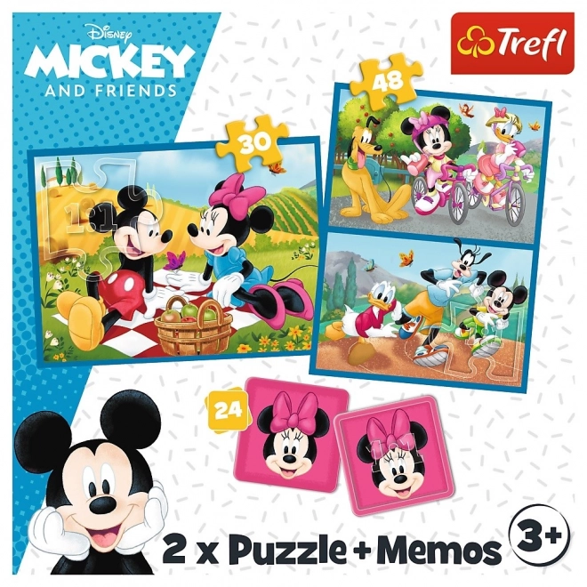 Puzzle e Gioco Memory Disney