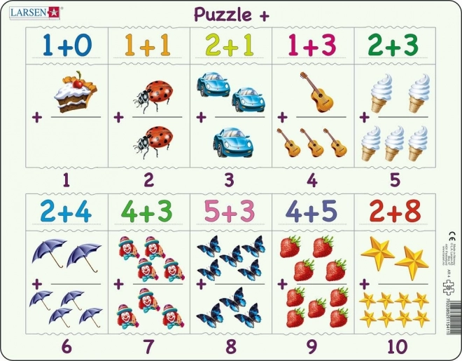 Puzzle educativo LARSEN con immagini - 20 pezzi