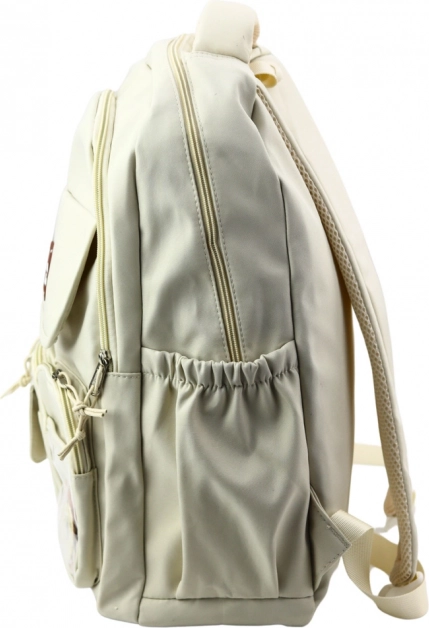 Zaino scolastico urbano con capibara beige