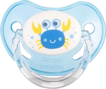 Canpol babies Ciuccio in silicone anatomico LOVE&SEA 6-18m 1 pz