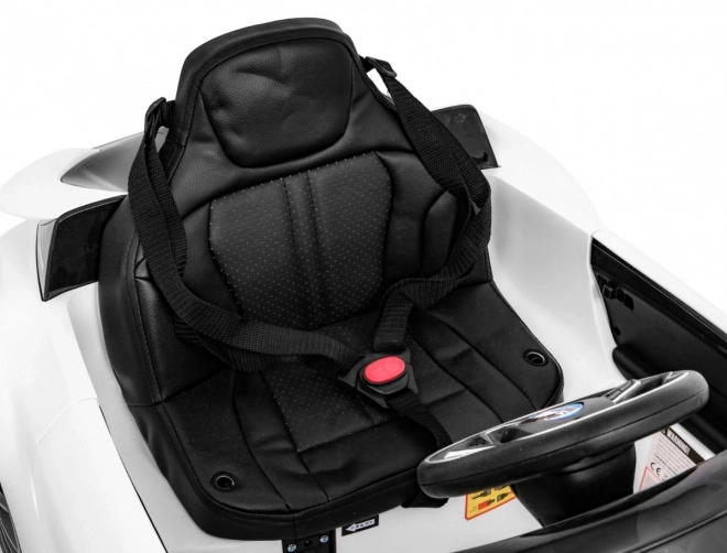 Auto a batteria BMW I8 Lift Bianco + telecomando + avviamento lento + cinture a 3 punti + MP3 USB + LED