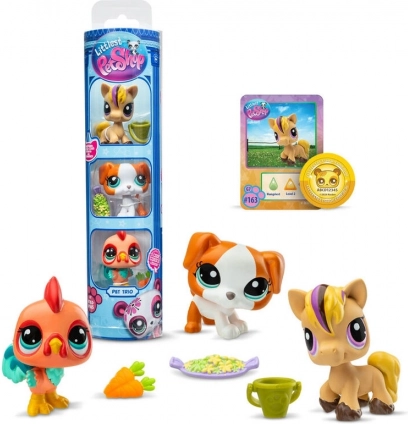 Littlest Pet Shop 3 figurine - tipi diversi