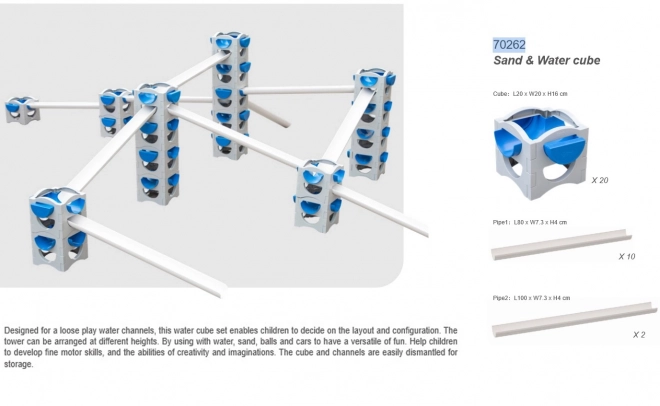 Set costruttivo XXL percorso d'acqua STEM