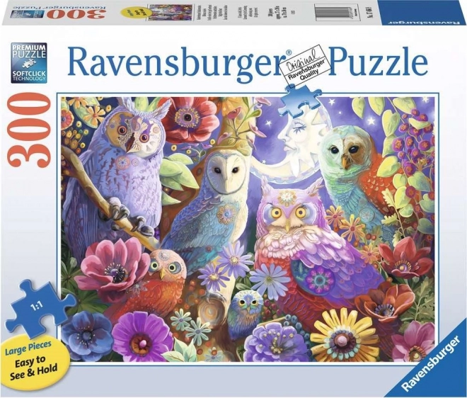 Puzzle gufi notturni Ravensburger extra grandi 300 pezzi