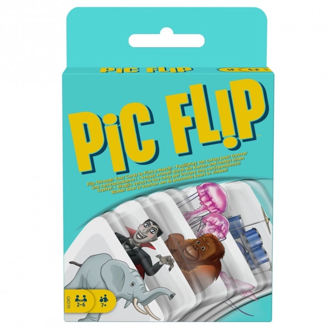 Gioco di carte logico per bambini Pic Flip 7+