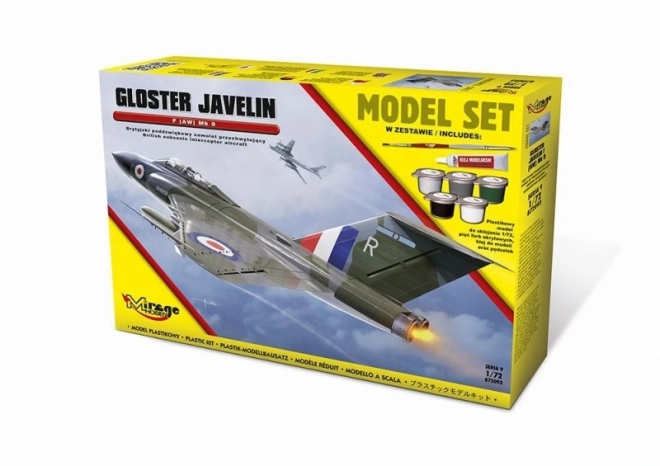 Modello in plastica Gloster Javelin per collezionisti