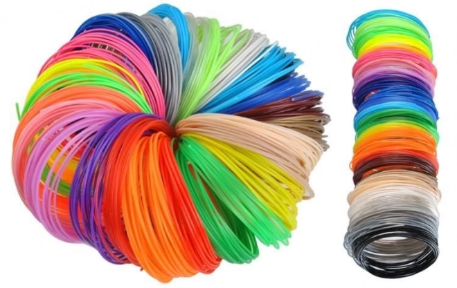 Filamenti PLA per penna 3D set 30 colori