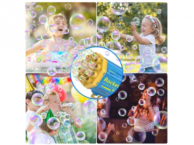 Pistola per bolle di sapone set luce + liquido per bambini ZA4976
