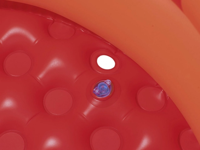 Piscina rossa a secco panda con palline