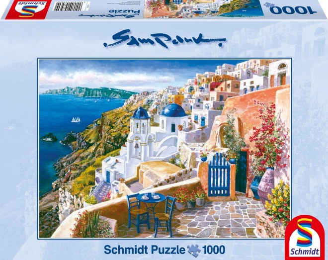 Puzzle Vista di Santorini 1000 Pezzi