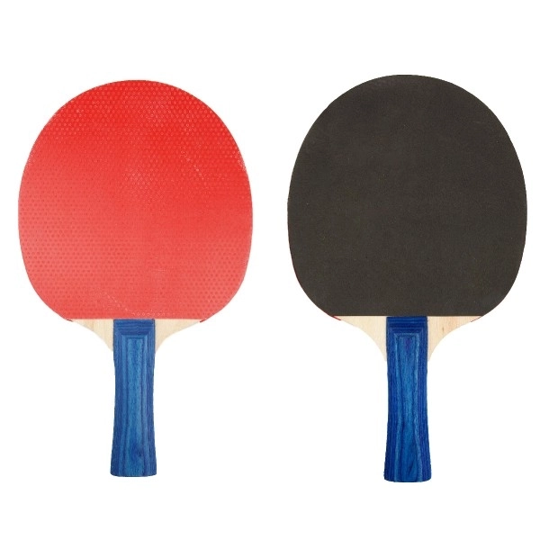 Set da ping pong con 2 racchette e 3 palline in custodia