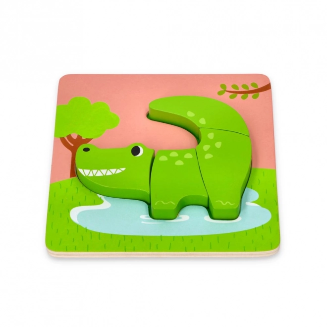 Set di quattro puzzle con animali