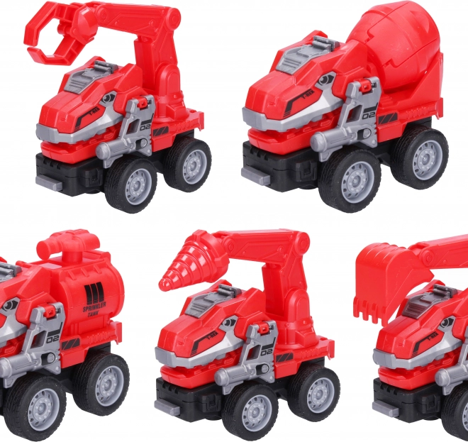 Autorobot Dino Vigile del Fuoco 11 cm