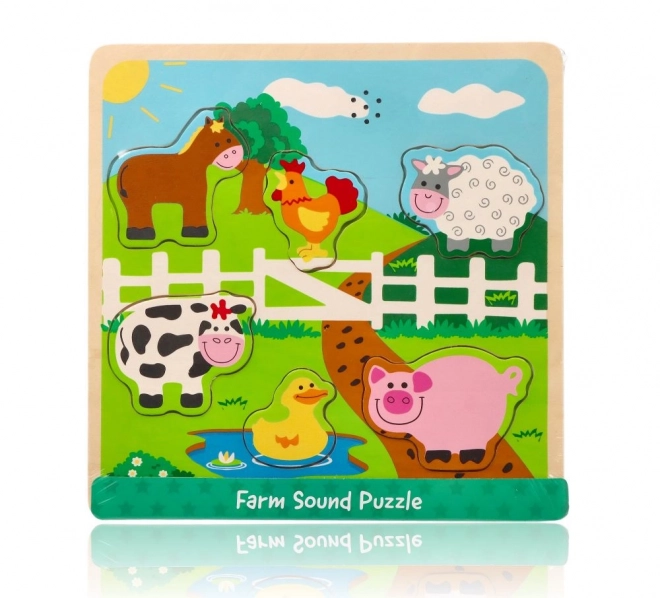 Puzzle sonoro - animali da fattoria