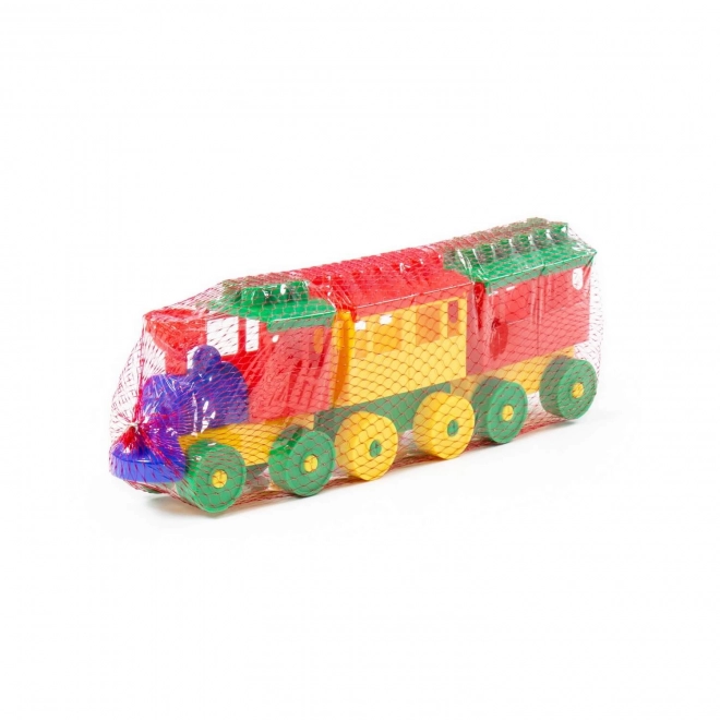 Set di trenini in plastica colorata per bambini dai 3+ anni