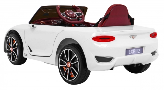 Macchinina Elettrica Bentley EXP 12 Laccata Bianca