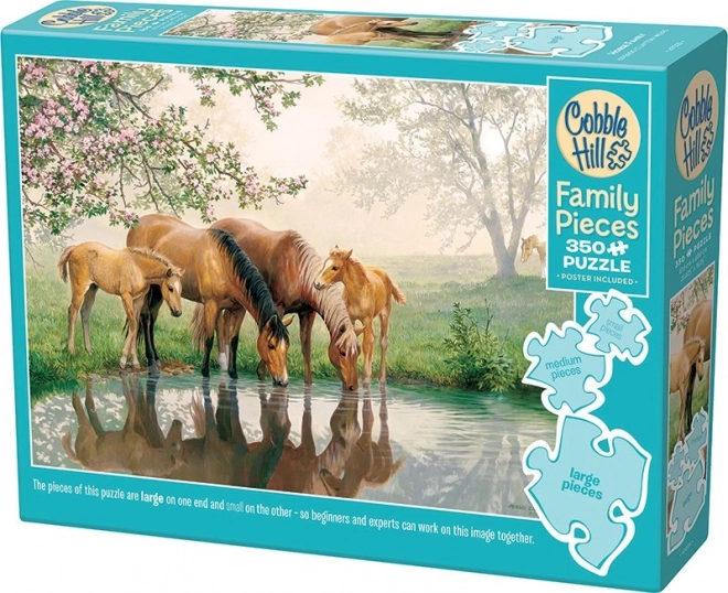 Puzzle famiglia Cavalli COBBLE HILL 350 pezzi