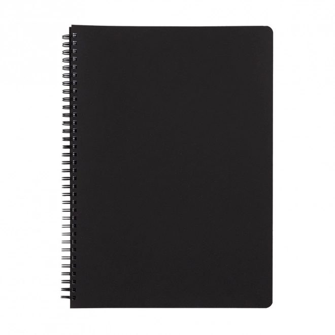 Quaderno con doppia spirale Classic nero A5