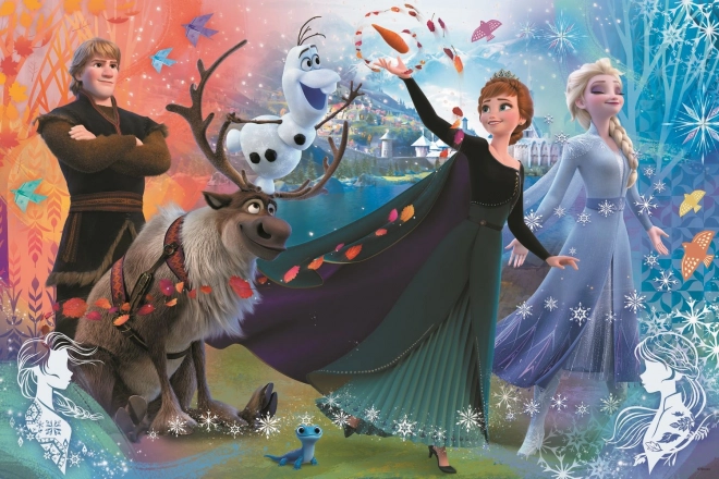 Puzzle Super Shape XL Frozen 2, 160 pezzi