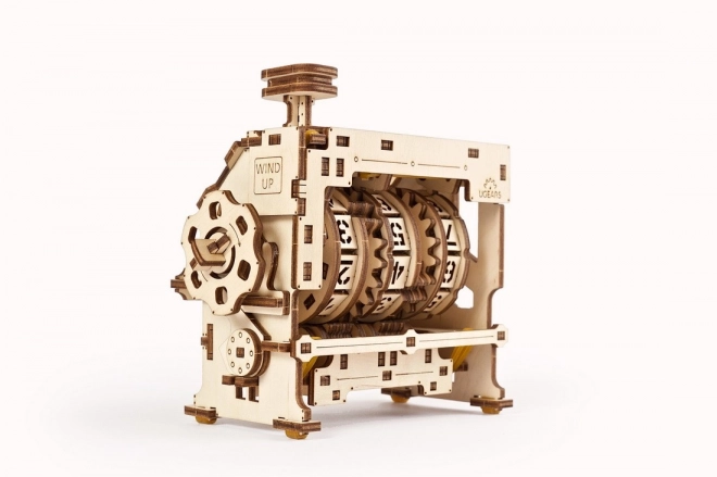 Puzzle meccanico in legno 3D Ugears conta-scatti STEM