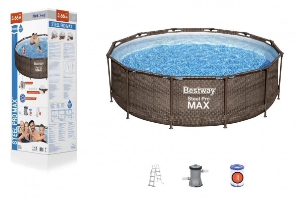 Piscina con filtraggio 366 x 100cm in scatola 43x115x36cm