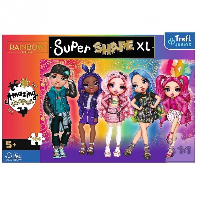 Puzzle Super Shape XL Rainbow High Stile