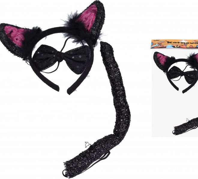 Set carnevale - gatta nera