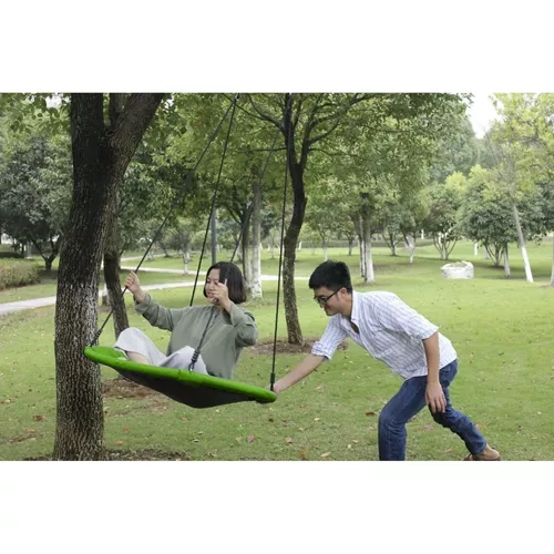 Altalena Nido di Cicogna 120cm verde-nero 23515