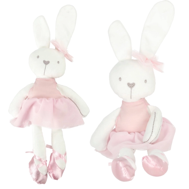 Peluche Coniglio In Vestito Rosa