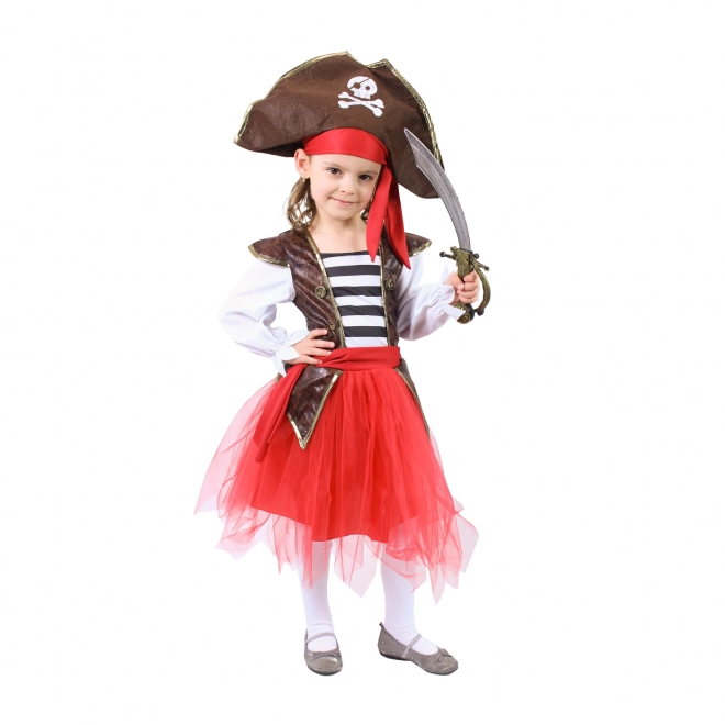 Costume da piratessa per bambina - Taglia S