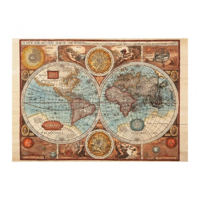 Puzzle mappa del mondo del 1626 - 500 pezzi