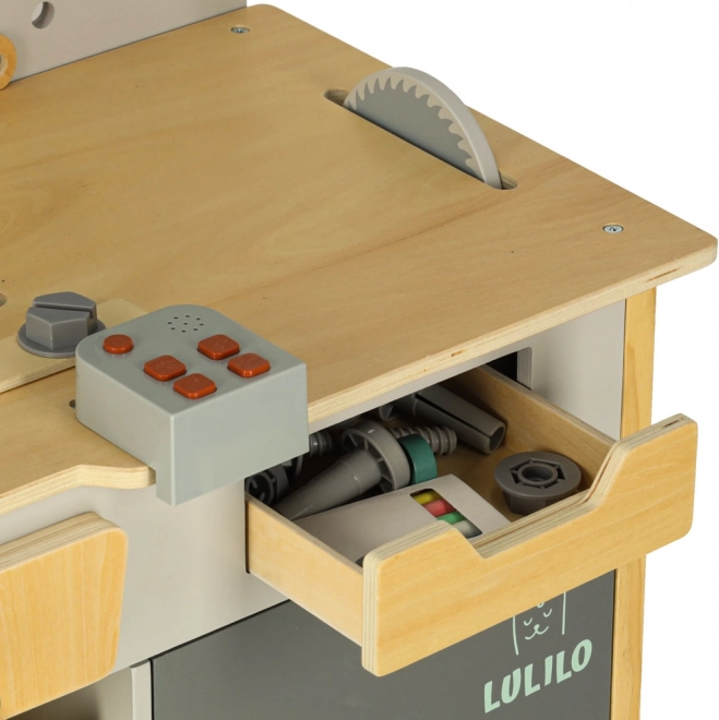 Officina in legno Lulilo Fikso set piccolo tuttofare con attrezzi