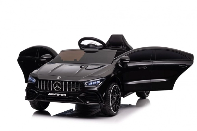 Auto elettrico per bambini Mercedes CLA 45s AMG nero 4x4