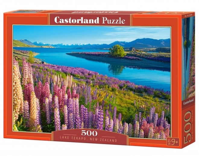 Puzzle Lago Tekapo, Nuova Zelanda 500 Pezzi