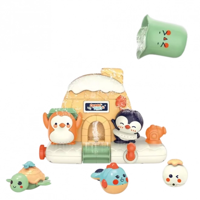 Set interattivo da bagno Animali marini
