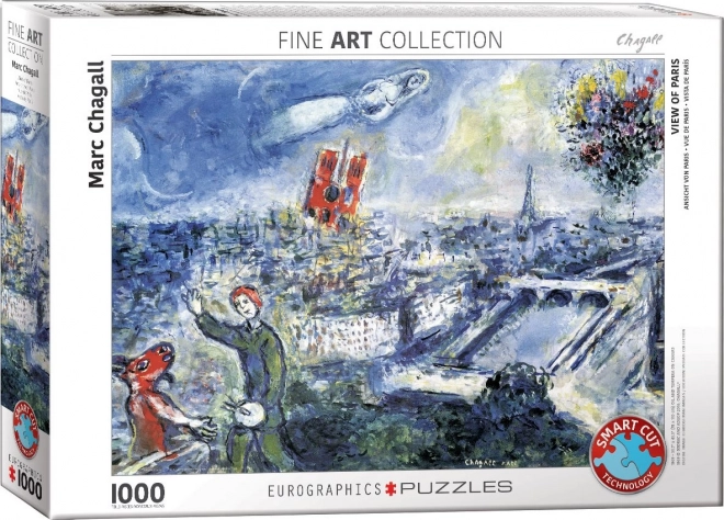 Puzzle Vista di Parigi 1000 pezzi