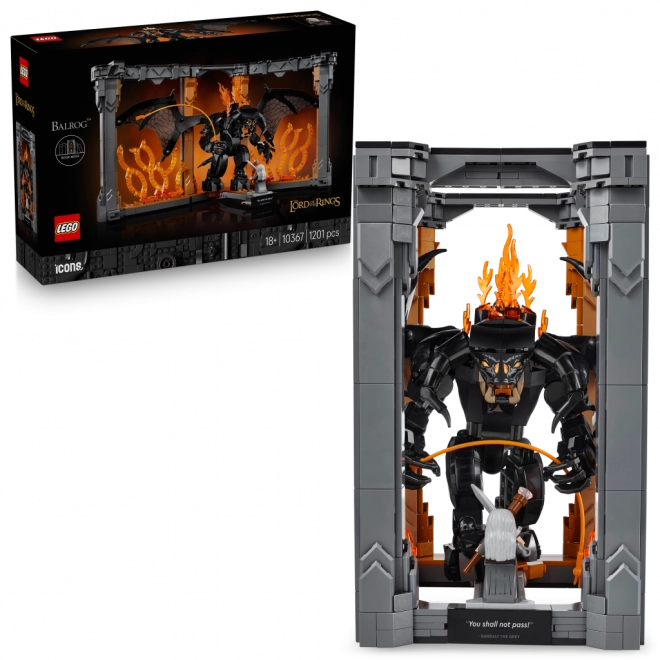 LEGO Icons Fermalibri: Il Signore degli Anelli – Balrog