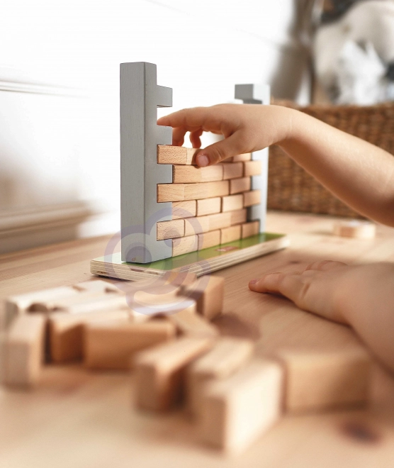 Gioco in legno Muro di mattoni