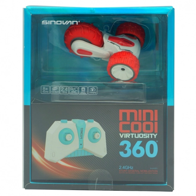 Auto acrobatico RC mini rosso