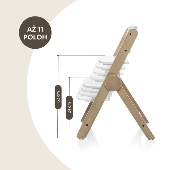 Sedia da pranzo in legno Clipp & Clapp, Nero
